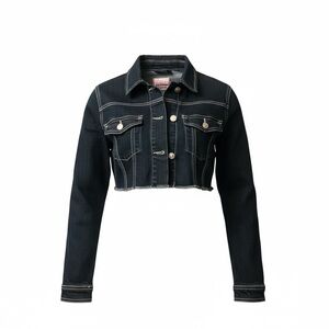 Classic Cropped Indigo Denim Jacket